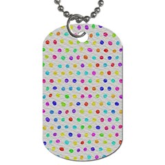 Social Disease - Polka Dot Design Dog Tag (two Sides) by WensdaiAmbrose