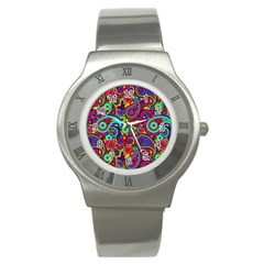 Paisley 3 Stainless Steel Watch