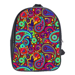 Paisley 3 School Bag (xl) by impacteesstreetwearfive