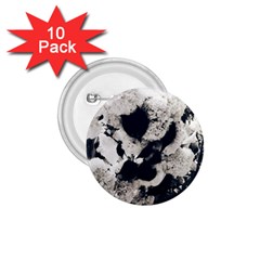 High Contrast Black And White Snowballs 1 75  Buttons (10 Pack) by okhismakingart