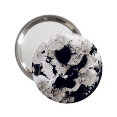 High Contrast Black And White Snowballs 2 25  Handbag Mirrors by okhismakingart