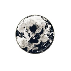 High Contrast Black And White Snowballs Hat Clip Ball Marker (4 Pack) by okhismakingart