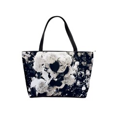 High Contrast Black And White Snowballs Classic Shoulder Handbag by okhismakingart