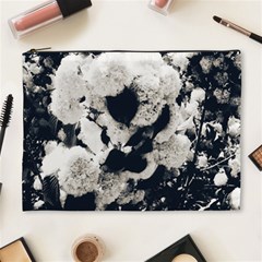 High Contrast Black And White Snowballs Cosmetic Bag (xl) by okhismakingart