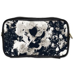 High Contrast Black And White Snowballs Toiletries Bag (one Side) by okhismakingart