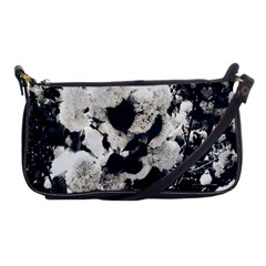 High Contrast Black And White Snowballs Shoulder Clutch Bag by okhismakingart