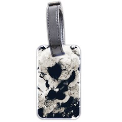 High Contrast Black And White Snowballs Luggage Tag (two Sides) by okhismakingart