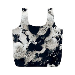 High Contrast Black And White Snowballs Full Print Recycle Bag (m) by okhismakingart