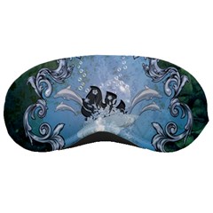 Surfboard With Dolphin Sleeping Mask by FantasyWorld7