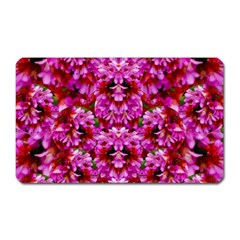 Flowers And Bloom In Sweet And Nice Decorative Style Magnet (rectangular) by pepitasart