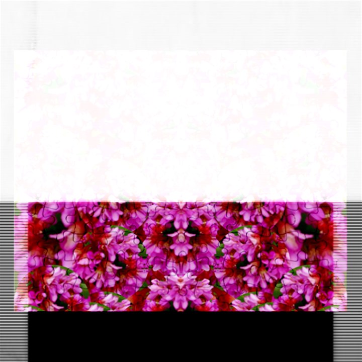 Flowers And Bloom In Sweet And Nice Decorative Style Rectangular Jigsaw Puzzl