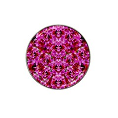 Flowers And Bloom In Sweet And Nice Decorative Style Hat Clip Ball Marker (4 Pack) by pepitasart