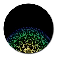 Raising Mandala Round Mousepads by ADFGoddess