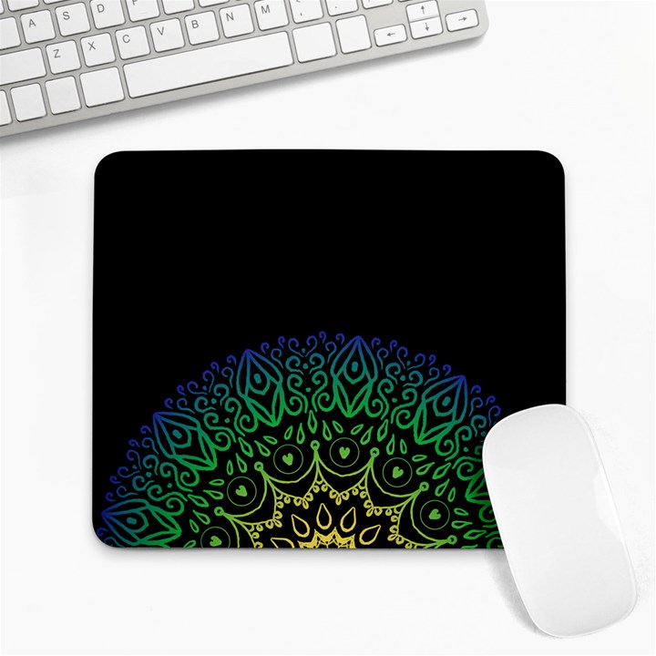 Raising Mandala Large Mousepads