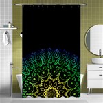 Raising Mandala Shower Curtain 48  x 72  (Small)  Curtain(48  X 72 ) - 42.18 x64.8  Curtain(48  X 72 )