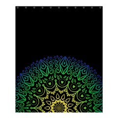 Raising Mandala Shower Curtain 60  x 72  (Medium) 