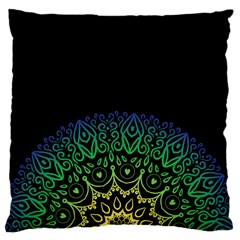 Raising Mandala Large Cushion Case (Two Sides)