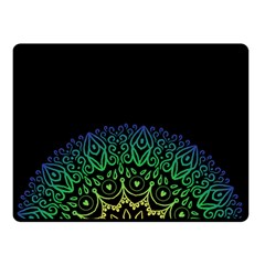 Raising Mandala Double Sided Fleece Blanket (Small) 