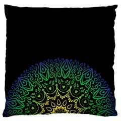 Raising Mandala Large Flano Cushion Case (Two Sides)