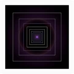 Fractal Square Modern Purple Medium Glasses Cloth by Pakrebo