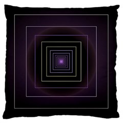 Fractal Square Modern Purple Large Cushion Case (two Sides) by Pakrebo