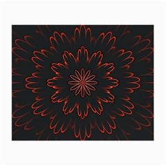 Fractal Glowing Abstract Digital Small Glasses Cloth by Pakrebo