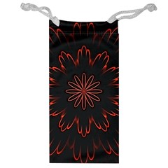 Fractal Glowing Abstract Digital Jewelry Bag by Pakrebo