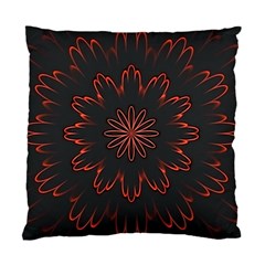 Fractal Glowing Abstract Digital Standard Cushion Case (two Sides) by Pakrebo