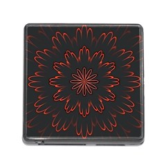 Fractal Glowing Abstract Digital Memory Card Reader (square 5 Slot) by Pakrebo