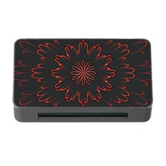 Fractal Glowing Abstract Digital Memory Card Reader With Cf by Pakrebo