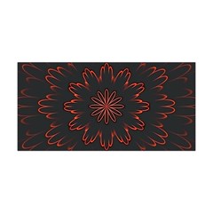 Fractal Glowing Abstract Digital Yoga Headband by Pakrebo