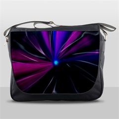 Abstract Background Lightning Messenger Bag by Pakrebo