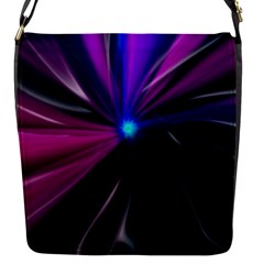 Abstract Background Lightning Flap Closure Messenger Bag (s) by Pakrebo