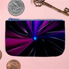 Abstract Background Lightning Large Coin Purse by Pakrebo