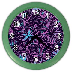 Stamping Color Wall Clock by Sobalvarro