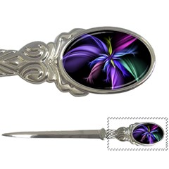 Fractal Floral Pattern Petals Letter Opener by Pakrebo