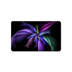 Fractal Floral Pattern Petals Magnet (name Card)