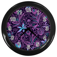 Stamping Wall Clock (black) by Sobalvarro