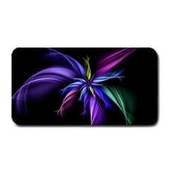 Fractal Floral Pattern Petals Medium Bar Mats by Pakrebo