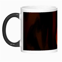 Smoke Flame Abstract Orange Red Morph Mugs by Pakrebo