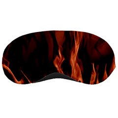 Smoke Flame Abstract Orange Red Sleeping Mask by Pakrebo