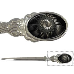 Fractal Abstract Pattern Silver Letter Opener by Pakrebo