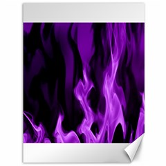 Smoke Flame Abstract Purple Canvas 36  X 48 