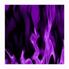 Smoke Flame Abstract Purple Medium Glasses Cloth by Pakrebo