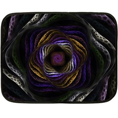 Fractal Abstract Fractal Art Double Sided Fleece Blanket (mini)  by Pakrebo