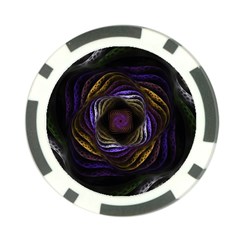 Fractal Abstract Fractal Art Poker Chip Card Guard (10 Pack) by Pakrebo