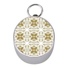 Illustrations Pattern Gold Floral Texture Design Mini Silver Compasses by Pakrebo