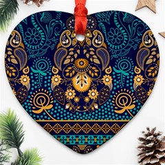 African Pattern Ornament (heart)