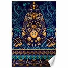 African Pattern Canvas 24  X 36  by Sobalvarro