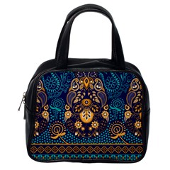 African Pattern Classic Handbag (one Side) by Sobalvarro